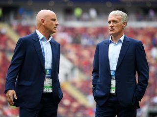 Didier Deschamps lors de la Coupe du monde 2018