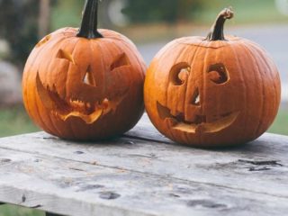 Des citrouilles, symboles d'Halloween
