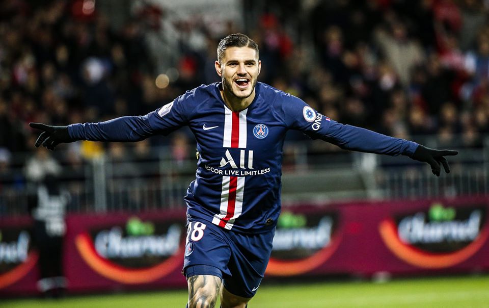 Mauro Icardi et le PSG qualifiés pour les huitièmes de finale de la Ligue des Champions 2019