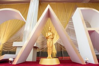 La statuette donnée aux Oscars.