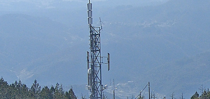Une antenne de TDF à Aubenas.