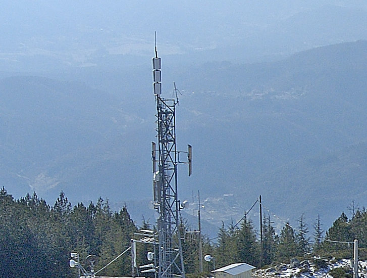 Une antenne de TDF à Aubenas.